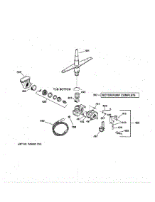 Motor-Pump Mechanism parts for Ge Dishwasher GSM2100G20CC from AppliancePartsPros.com