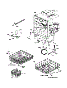02 - Body Parts parts for Ge Dishwasher GSD3735F01WW from AppliancePartsPros.com