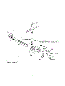 03 - Motor-Pump Mechanism parts for Ge Dishwasher GSD3735F01WW from AppliancePartsPros.com