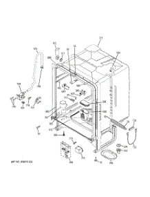 02 - Body Parts parts for Ge Dishwasher GLD4300L15CC from AppliancePartsPros.com