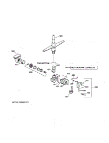 03 - Motor-Pump Mechanism parts for Ge Dishwasher GSD3200J05BB from AppliancePartsPros.com