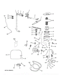 Motor-Pump Mechanism parts for Ge Dishwasher GLDA690M00SS from AppliancePartsPros.com
