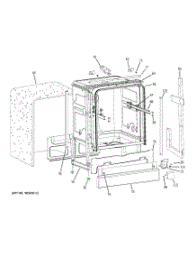 02 - Body Parts parts for Ge Dishwasher GLDA690M00WW from AppliancePartsPros.com