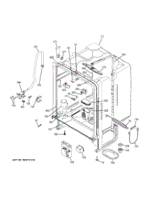 02 - Body Parts parts for Ge Dishwasher GLD6260L00SS from AppliancePartsPros.com