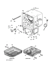 02 - Body Parts parts for Ge Dishwasher GSD2001J04WW from AppliancePartsPros.com