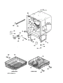 02 - Body Parts parts for Ge Dishwasher GSD2000J04BB from AppliancePartsPros.com