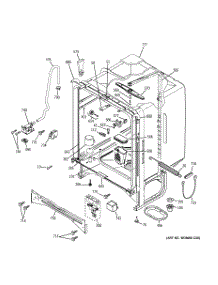 02 - Body Parts parts for Ge Dishwasher GSD6300J10BB from AppliancePartsPros.com
