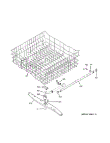 03 - Upper Rack Assembly parts for Ge Dishwasher GSD6160K10SS from AppliancePartsPros.com