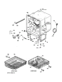 02 - Body Parts parts for Ge Dishwasher GSD2001J01BB from AppliancePartsPros.com