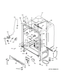 02 - Body Parts parts for Ge Dishwasher SSD4900J03WW from AppliancePartsPros.com