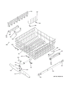 03 - Upper Rack Assembly parts for Ge Dishwasher GSD6900J03CC from AppliancePartsPros.com