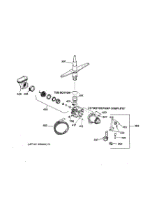 03 - Motor-Pump Mechanism parts for Ge Dishwasher GSD3320C05BB from AppliancePartsPros.com