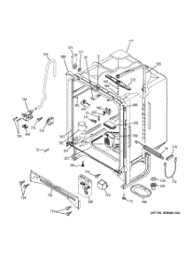02 - Body Parts parts for Ge Dishwasher SSD4900J01WW from AppliancePartsPros.com