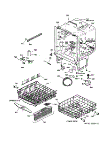 02 - Body Parts parts for Ge Dishwasher GSD5200G03BB from AppliancePartsPros.com