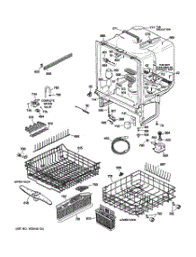 02 - Body Parts parts for Ge Dishwasher GSD5900G03CC from AppliancePartsPros.com