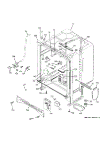 02 - Body Parts parts for Ge Dishwasher GSD6100K00WW from AppliancePartsPros.com
