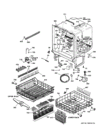 02 - Body Parts parts for Ge Dishwasher GSD5900G01CC from AppliancePartsPros.com