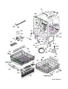 02 - Body Parts parts for Ge Dishwasher GSD5600G01WW from AppliancePartsPros.com