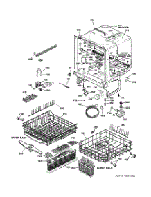 02 - Body Parts parts for Ge Dishwasher GSD5800G01BB from AppliancePartsPros.com