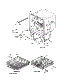 02 - Body Parts parts for Ge Dishwasher GSM2100G02CC from AppliancePartsPros.com