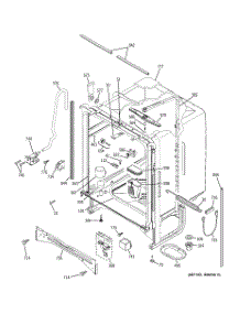 02 - Body Parts parts for Ge Dishwasher GSD6900J01CC from AppliancePartsPros.com
