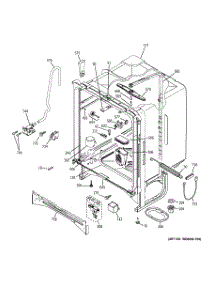 02 - Body Parts parts for Ge Dishwasher GSD6000G02WW from AppliancePartsPros.com