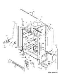 02 - Body Parts parts for Ge Dishwasher EDW4000G02CC from AppliancePartsPros.com
