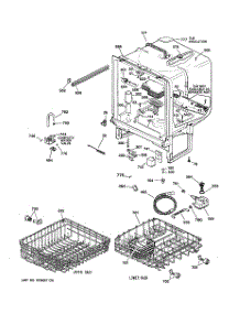 02 - Body Parts parts for Ge Dishwasher GSD3200J00BB from AppliancePartsPros.com
