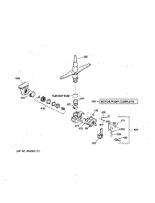 03 - Motor-Pump Mechanism parts for Ge Dishwasher GSD3200J00WW from AppliancePartsPros.com