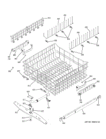 03 - Upper Rack Assembly parts for Ge Dishwasher GSD6860J00SS from AppliancePartsPros.com