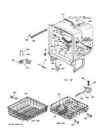 02 - Body Parts parts for Ge Dishwasher GSC3200F01BL from AppliancePartsPros.com