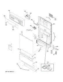 02 - Body Parts parts for Ge Dishwasher GSS1800H01WW from AppliancePartsPros.com