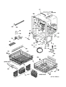 02 - Body Parts parts for Ge Dishwasher GSD5800G00CC from AppliancePartsPros.com