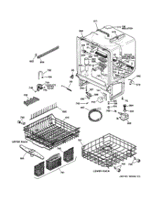02 - Body Parts parts for Ge Dishwasher GSD5560G00SS from AppliancePartsPros.com