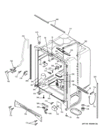 02 - Body Parts parts for Ge Dishwasher EDW4000G00BB from AppliancePartsPros.com