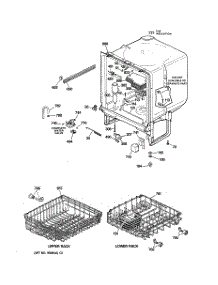 02 - Body Parts parts for Ge Dishwasher GSD2020F02BB from AppliancePartsPros.com