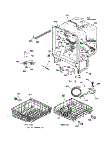 02 - Body Parts parts for Ge Dishwasher GSD3220F01BB from AppliancePartsPros.com