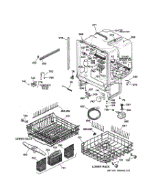 02 - Body Parts parts for Ge Dishwasher ZBD4200D02BB from AppliancePartsPros.com