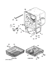 02 - Body Parts parts for Ge Dishwasher GSM2110F00AA from AppliancePartsPros.com