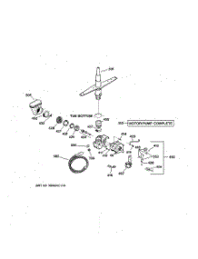 03 - Motor-Pump Mechanism parts for Ge Dishwasher GSM2110D02AA from AppliancePartsPros.com