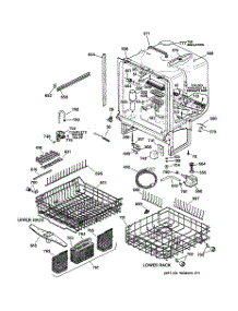 02 - Body Parts parts for Ge Dishwasher GSD5730F00WW from AppliancePartsPros.com