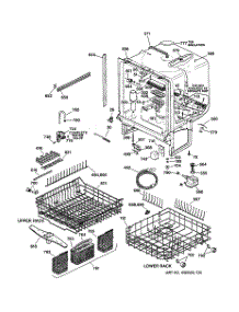 02 - Body Parts parts for Ge Dishwasher GSD5920F00BB from AppliancePartsPros.com