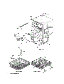 02 - Body Parts parts for Ge Dishwasher GSD3220ZZ4BB from AppliancePartsPros.com