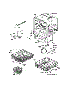 02 - Body Parts parts for Ge Dishwasher GSD3735F00WW from AppliancePartsPros.com