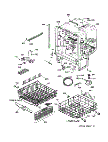 02 - Body Parts parts for Ge Dishwasher EDW2060F00SS from AppliancePartsPros.com