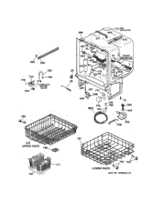 02 - Body Parts parts for Ge Dishwasher GSD3725D01BB from AppliancePartsPros.com