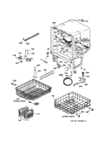 02 - Body Parts parts for Ge Dishwasher GSD3732D01WW from AppliancePartsPros.com