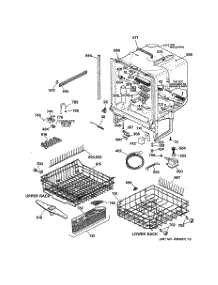 02 - Body Parts parts for Ge Dishwasher GSD5130D01WW from AppliancePartsPros.com