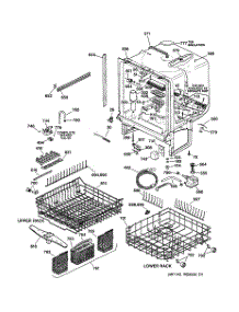 02 - Body Parts parts for Ge Dishwasher GSD5950D01CC from AppliancePartsPros.com