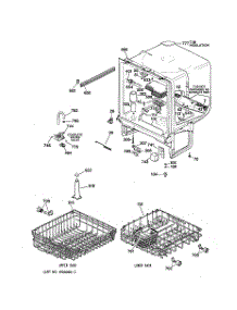 02 - Body Parts parts for Ge Dishwasher GSD3620Z07BB from AppliancePartsPros.com